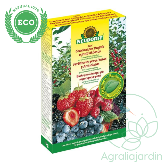 AZET Fertilizante especial Fresas y Arándanos de Neudorff 1Kg