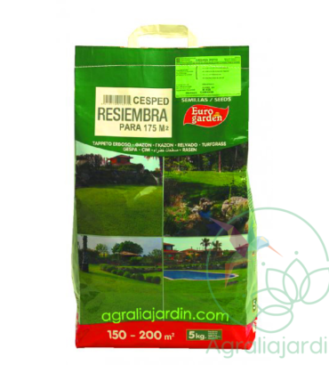 Césped Resiembra 5 Kg Eurogarden