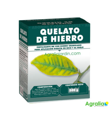 Fertilizante Quelato de hierro 500 gr