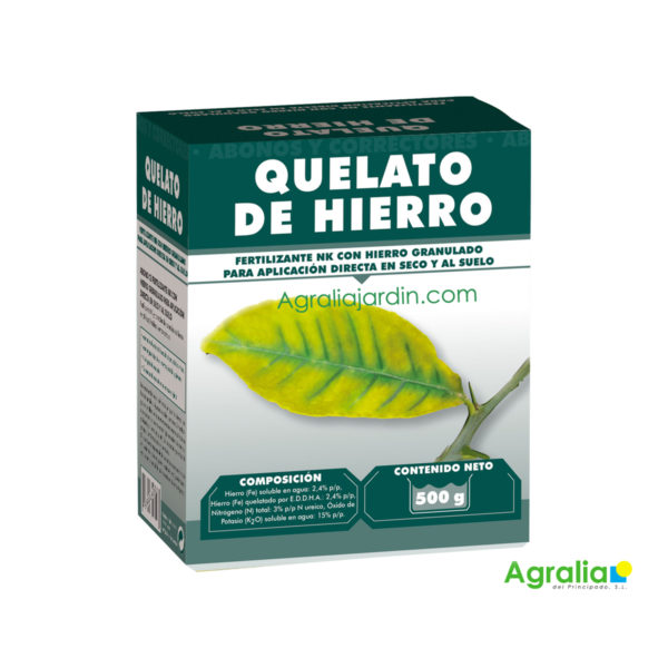 Fertilizante Quelato de hierro 500 gr
