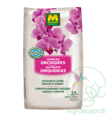 Sutrato especial Orquideas 2,5 L