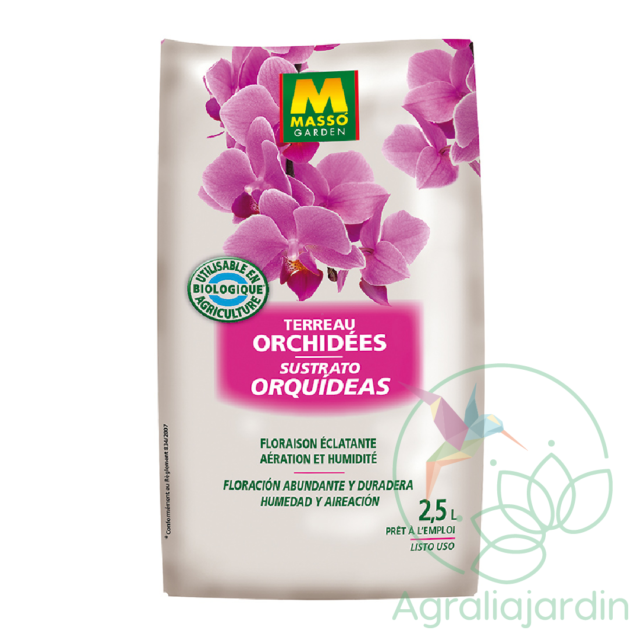 Sutrato especial Orquideas 2,5 L