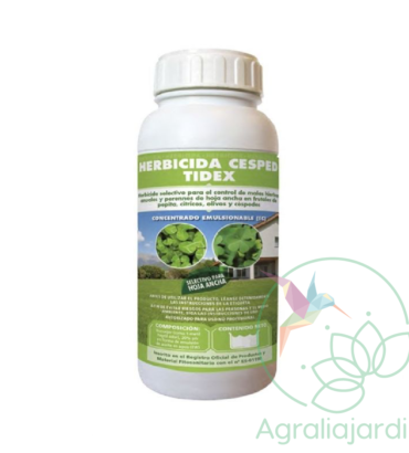 Herbicida césped TIDEX 500cc. Selectivo de hoja ancha