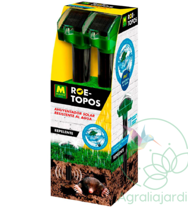 Ahuyentador solar ROE TOPOS resistente al agua