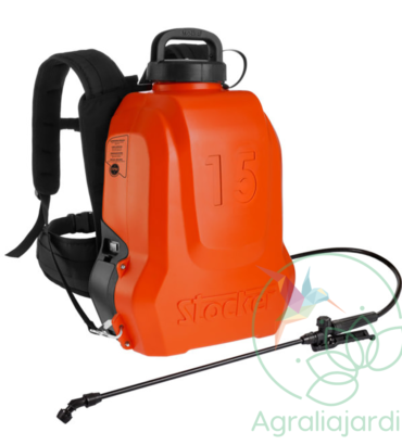Bomba pulverizadora de mochila Stocker Ergo 15 L FPM modelo a batería Li-Ion