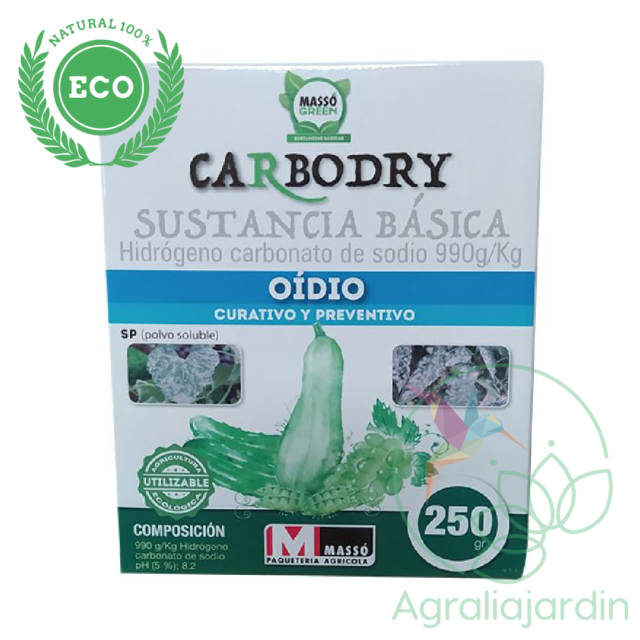 MASSOGREEN CARBODRY 250g