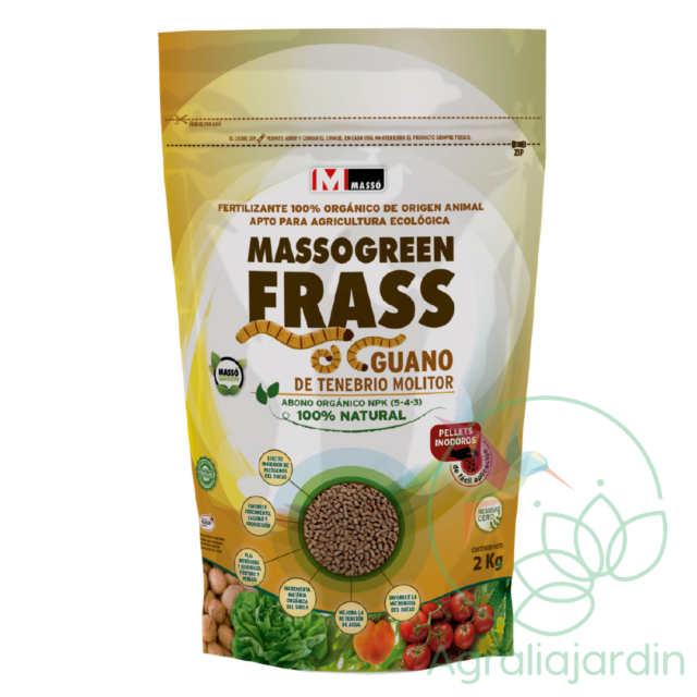 Massogreen FRASS Guano de Tenebrio Molitor