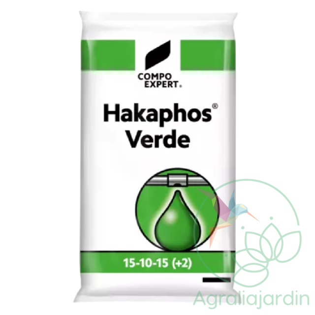 Abono para fertirriego Hakaphos Verde Compo Expert 15-10-15 saco de 25 Kg