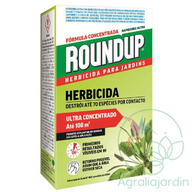 Herbicida Roundup Rapidherba ULTRA 250 ml