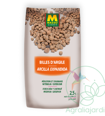 Arcilla expandida Massó 2.5 litros