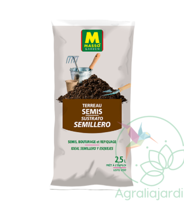 Sustrato especial semilleros Massó 2,5 litros