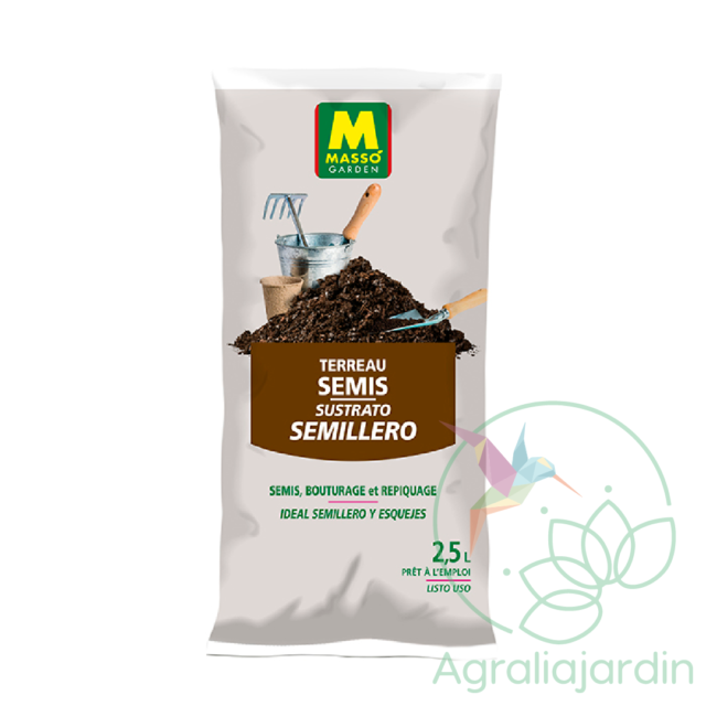 Sustrato especial semilleros Massó 2,5 litros