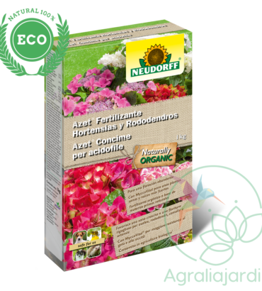 AZET Fertilizante natural para Hortensias y Rododendros de Neudorff 1Kg