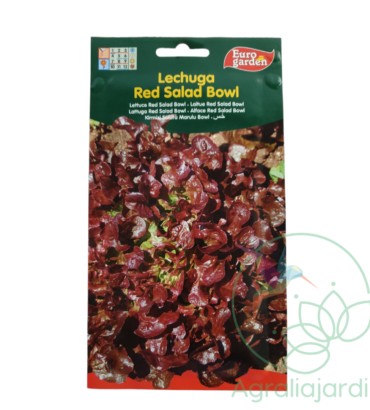 Semilla de lechuga Red Salad Bowl Eurogarden