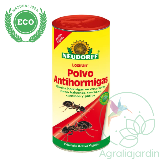 Loxiran Polvo ecológico Antihormigas 500 gr Neudorff