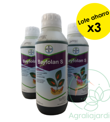 Bayfolan S 1L Abono foliar Bayer Pack ahorro 3 unidades