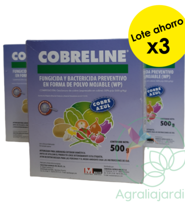 Fungicida Cobreline JED 500 gr Pack ahorro 3 unidades