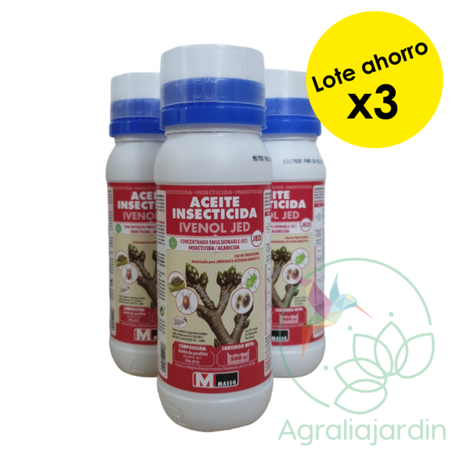 Aceite de Invierno Insecticida de parafina Ivenol 500 cc Pack ahorro 3 unidades