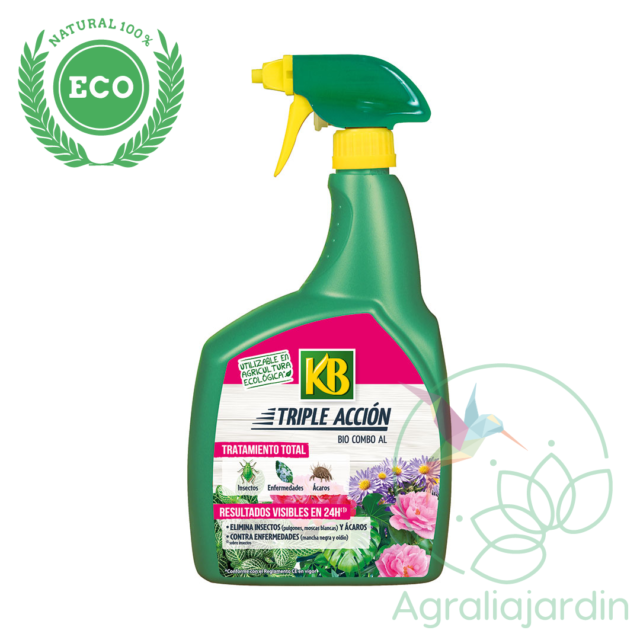 Pistola fungicida insecticida KB Triple acción 800 ml