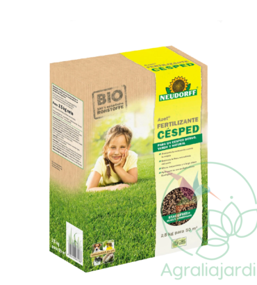 AZET fertilizante césped 2,5 Kg Neudorff